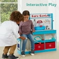 thumbnail image 3 of Best Choice Products Pretend Play Doctor's Office, Wooden Toy Set for Kids w/ Carrying Case, Accessories Included - Blue, 3 of 8