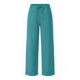 thumbnail image 6 of Babcutegg Big and Tall Mens Cotton Linen Pants Straight Leg Elastic Waist with Pockets Versatile Casual Trousers Size 3XL, 6 of 7