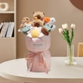 thumbnail image 7 of Buddha Capybara Flower Bouquet Doll, Soft Rabbit Wool Kapibala Toy - Valentine's Day Birthday Surprise Gift, 7 of 7