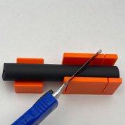 Mini Mitre Box for Efficient Wood Cutting with Secure Workpiece Stability