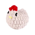 thumbnail image 4 of Kits de crochet para principiantes con videotutoriales: Gallina linda, animal de crochet DIY Color sólido, 4 of 9