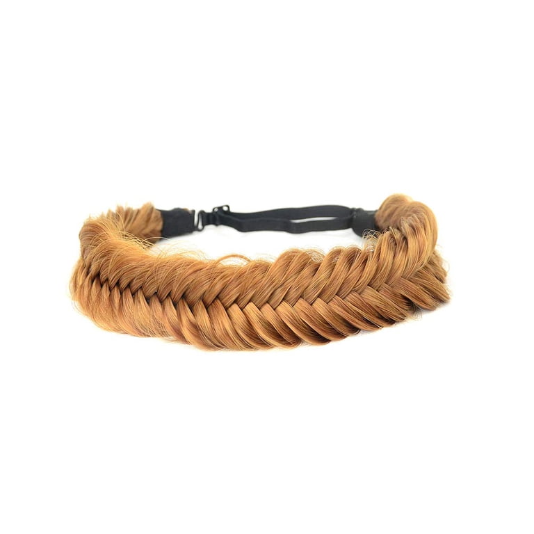 DIGUAN Wide Fishtail 2 Strands Synthetic Hair Braided  display picture 3