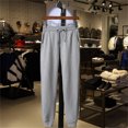 thumbnail image 4 of Txlixc Pantalones de hombre, pantalones de cintura alta de color sólido, cuerda para adultos Txlixc moda, 4 of 6