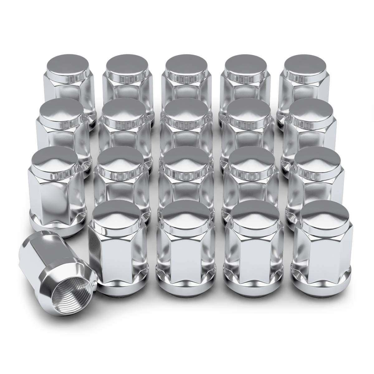 Buyer Needs to Review The spec 20pcs Chrome 1/2-20 UNF Wheel Lug Nuts fit 1996 Dodge Ram 1500 Van May Fit OEM Rims
