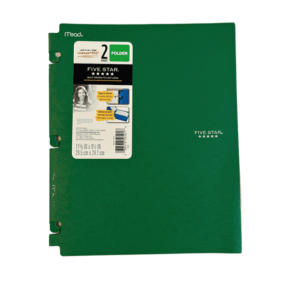 Five Star Snap-In Folder 2 Pockets - Folders