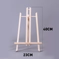 thumbnail image 1 of Mini caballete de madera de escritorio para niños, pequeño caballete plegable para óleo, caballete de mesa, trípode, 1 of 5