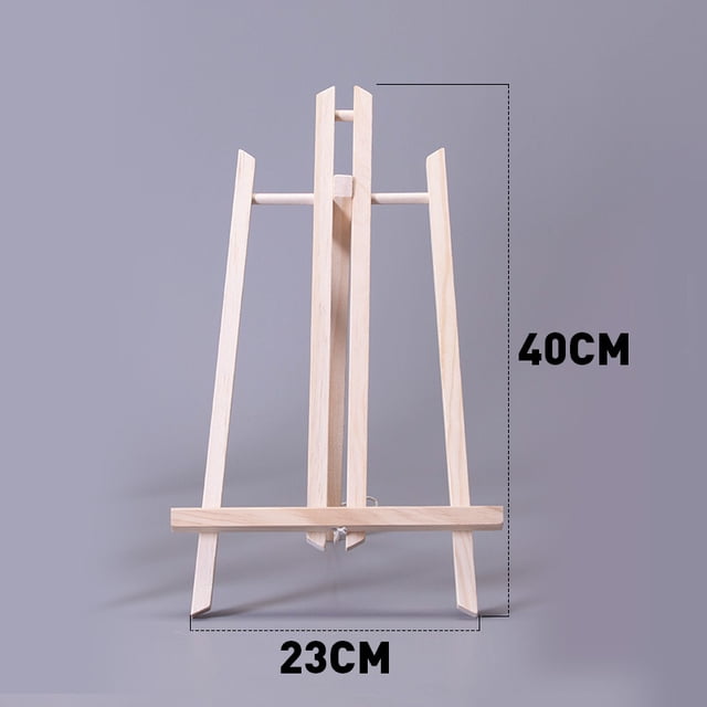 Mini caballete de madera de escritorio para niños, pequeño caballete plegable para óleo, caballete de mesa, trípode