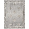 thumbnail image 2 of Hauteloom Agoo Living Room, Bedroom Area Rug - Farmhouse - Charcoal, Cream, Peach - 18" Sample, 2 of 19