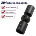 thumbnail image 5 of 2pcs Curtain Rods Corner Connector, Adjustable Curtain Rod Corner Connector For 1 Inch Bay Window C, 5 of 5