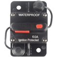 thumbnail image 2 of Disyuntor con reinicio manual 12V-36V DC Montaje en superficie impermeable para audio de automóvil Rv Marine Boat Truck Trolling Motors, 30-300A Altavoz de automóvil Fusible reiniciable Xemadio WRMH-950-10, 2 of 8