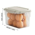 thumbnail image 2 of EGNMCR Kitchen Gadgets, Kitchen Accessories, Kitchen Utensils, Kitchen Tool Refrigerator Storage Box 4.5L Vegetable Food Storage Box Stackable Storage Box The storage, 2 of 3