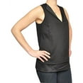 thumbnail image 2 of Michael Kors Women's Split Neck Sleeveless Tunic Top (Small, Black), 2 of 5
