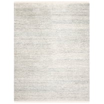 SAFAVIEH Casablanca Carbrey Solid Wool Area Rug, Grey, 9' x 12'