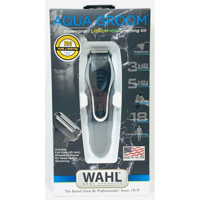 Wahl 9899008 Aqua Blade Rechargeable Wet Dry Lithium Ion Deluxe