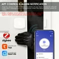 thumbnail image 3 of Mistaha Wireless Smart Door Window Sensor with App Control and Alarm Alerts - White, WiFi Version (Battery not Included), 3 of 6