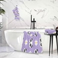 thumbnail image 6 of GZHJMY 2 Pack Pure Cotton Towel Set, Soft Highly Absorbent Machine Washable Smiling Panda Bath Towels for Pool,Sports, Yoga, Travel（184）, 6 of 7