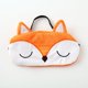 thumbnail image 1 of Máscara para dormir de zorro lindo brillante, máscaras para dormir de viaje con los ojos vendados de felpa, súper suaves, 1 of 4