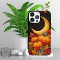 Autumn Moon & Pumpkins Tough Phone Case, Fall Harvest Design, iPhone ...