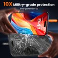 thumbnail image 4 of Protector de pantalla UniqueMe para iPhone 15 Pro Privacy 2 Pack, 4 of 7