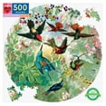 thumbnail image 2 of eeBoo Piece and Love Hummingbirds 500 Piece Round Circle Jigsaw Puzzle, 2 of 9