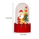 thumbnail image 5 of Advancent Decoración brillante de Navidad Adorable regalo de vacaciones de Navidad decoraciones de luces LED decoración Festival accesorio Kits de decoración para fiestas Papá Noel, 5 of 6