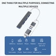 thumbnail image 4 of NARABB Mini Type-c Hub Extensions, 4 Port USB 3.0 Hub, 2.0 Hub, Type-c Adapter Station, Slim Portable Data Hub, Type-c Splitter Aluminum, 4 of 7