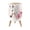 Color 3, variant on Small Trash Can with Lid White Horse Pink Flower Wild Animal Modern Farmhouse 1.8 Gallon Dog Proof Trash Can Round Garbage Can Waste Bin Wastebasket for Bathroom Bedroom Living Room