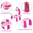 thumbnail image 4 of HLONK Kids Drawing Board Activity Table and Chair Set Bright Colors, 4 of 10