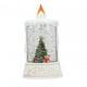 thumbnail image 5 of Vela navideña LED con agua brillante, escena de nieve, lentejuelas rellenas de agua, pilar LED árbol de Navidad, 5 of 9