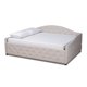 thumbnail image 1 of Baxton Studio Becker Sofá cama de tamaño completo tapizado de tela beige de transición moderno y contemporáneo Baxton Studio 1.93271E11, 1 of 2