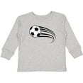 thumbnail image 3 of Inktastic Soccer Ball Boys or Girls Long Sleeve Toddler T-Shirt, 3 of 5