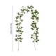 thumbnail image 3 of Guirnalda de hojas de rosa artificiales, flores de ratán sintético | Cortina flexible para arco, dintel y pérgola | Decoración para bodas, exteriores y hogar | Arreglo de mesa de plástico para puerta, 3 of 6