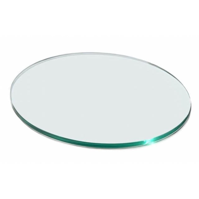 Verre Trempé Transparent à Surface Ronde