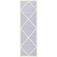 thumbnail image 2 of SAFAVIEH Cambridge Kennedy Geometric Wool Runner Rug, Lavender/Ivory, 2'6" x 8', 2 of 6