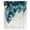 Teal White, variant on Turquoise Feather Sheer Curtains 72 Inches Long, Abstract Beige Peacock Feather Light Filering Curtains, Breathable Simi Curtain Privacy Drapes for Living Room Bedroom Lightweight Window Treatment