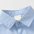thumbnail image 6 of Ymyiu Toddler Boy Button Up Shirt Boys Hawaii Shirt Button Up Shirts Short Tropical Shirt Kids 5T 6T(White, 5-6 Years), 6 of 9
