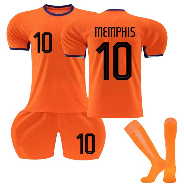 2425Netherlands Home Football Jerseys Shorts And Socks Set New Season Shorts And Socks Adult And Children Size Set Three-piece Sets "10" Adult M #016B