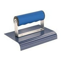 Bon 22-721 Edger - Blue Steel 6-inch X 4-inch - 5/8-inch Radius 7/8-inch Lip Comfort Grip Handle