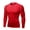 Red, variant on Toptie Men\'s Long Sleeve Compression Shirt, Athletic Workout Base Layer-Red-L