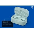 thumbnail image 4 of Philips T4506 True Wireless Headphones with Active Noise Canceling (ANC) and Charging Case, Blue, TAT4506TL/00, 4 of 7