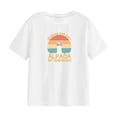 thumbnail image 1 of Camiseta con estampado de letras para mujer, camiseta de cuello redondo a la moda para escalar en casa, calle XL Yuyangstore Camiseta para mujer, 1 of 8