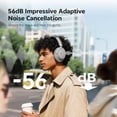 thumbnail image 2 of Audífonos Inalámbricos Bluetooth Over-Ear QCY H3S con ANC Gris, 2 of 8