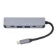 thumbnail image 1 of Adaptador de Cubo Tipo-C, Cubo de Tipo-C USB3.0 HD de Alta Velocidad 5GB/S Para Uso Profesional de Computadoras 4K, PARA USO Profesional de CompuTadoras, 1 of 7