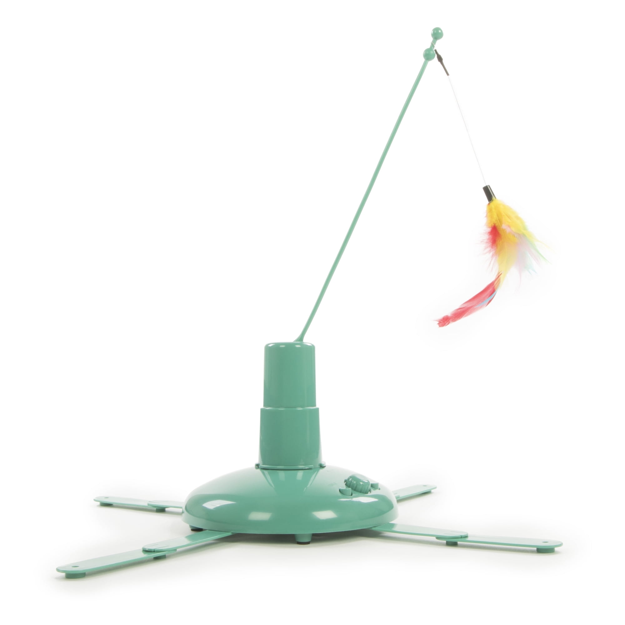 猫おもちゃ ネコ ねこ 32001 SmartyKat Loco Motion Electronic Motion Teaser Wand Cat Toy, Battery Power