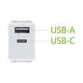 thumbnail image 2 of Cellet UL Certified 18W 2-Port USB-C Power Adapter with 60W Digital LED Display USB-C to USB-C Cable for Motorola Moto G Stylus 4G 2023 - White, 2 of 9