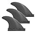 thumbnail image 3 of UP100 Ensemble de 3 Ailettes pour Planche de Surf Compatible avec Futures G5 Base Box Longboard Surf Board (Noir), 3 of 4