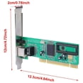 thumbnail image 2 of CSYANXING PCI Network Card RTL8169SC Chip Gigabit Ethernet 10 100 1000Mbps for Windows 7 8 10 Linux Reliable, 2 of 5