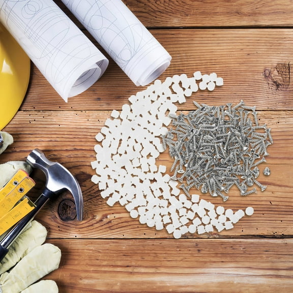 FRCOLOR 200 Sets Plastic Dowels For Furniture Plastic Hinge Dowel Hinge Dowel Inserts Cabinet Door Hinge Dowels For Furniture Connections With Self Tapping Screws