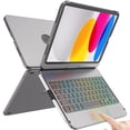 thumbnail image 1 of Funda con Teclado FUWANG para iPad 11" A16 10.9" 10ª Generación, 1 of 9