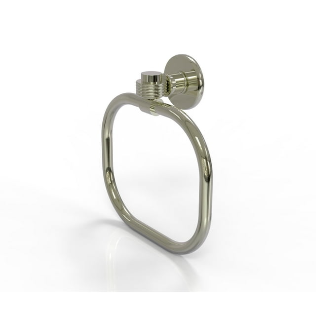 Continental Collection Towel Ring with Groovy Accents